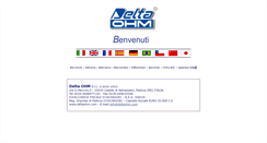 Desktop Screenshot of deltaohm.com